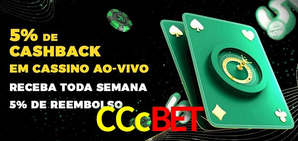 Promoções do cassino ao Vivo CCcbet